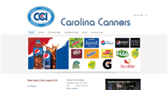 Desktop Screenshot of carolinacanners.com